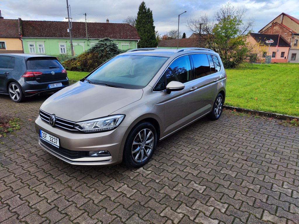 VW TOURAN HL 2.0 TDI 110 kW 6st.Manuál,ČR,TZ,KAMERA,2xKola