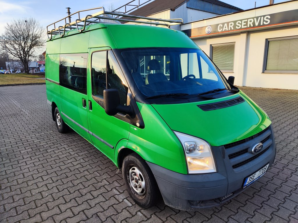 Ford TRANZIT 280M 6míst 2.2 TDCi 85 kW 6MT, TZ, Klima, 2x Kola